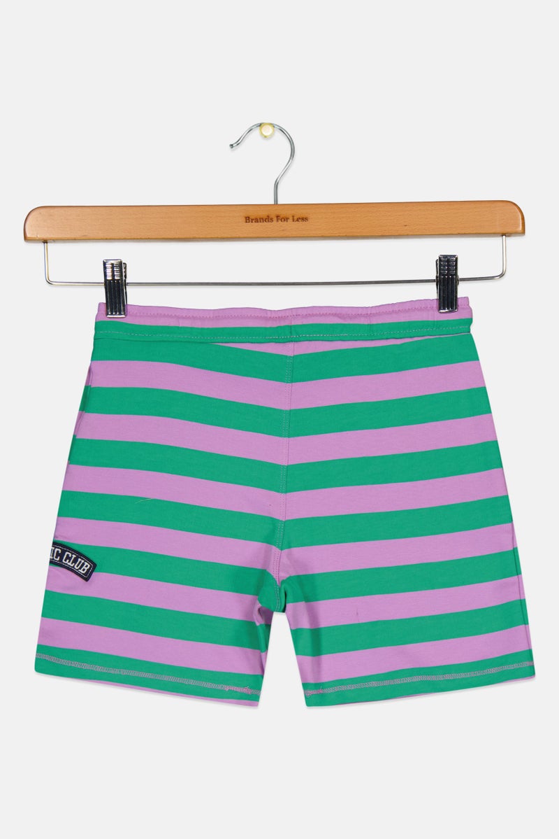 Hamleys Toddlers Boy Stripe Basic Shorts, Multicolor - Image 2